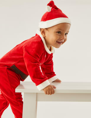 Baby in clearance santa outfit