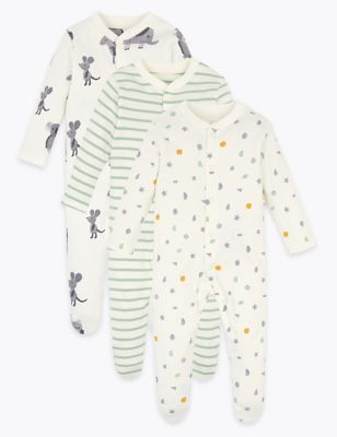 marks and spencer baby girl sleepsuits