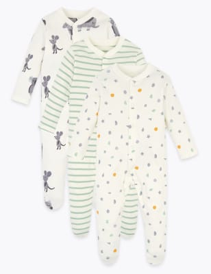 marks and spencer baby girl sleepsuits