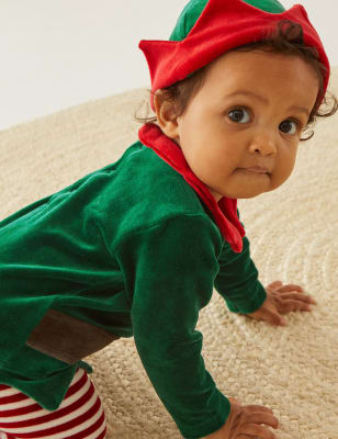 Elf costume baby on sale girl