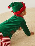 3pc Cotton Rich Elf Outfit (0-3 Yrs)