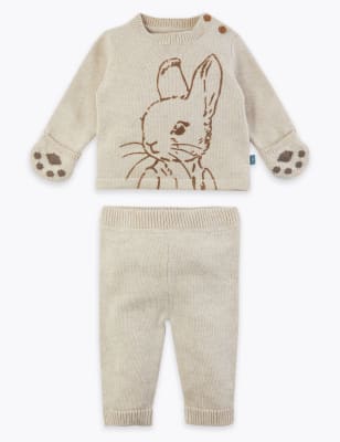 Ensemble en maille avec top et bas &agrave; motif Peter Rabbit&trade;