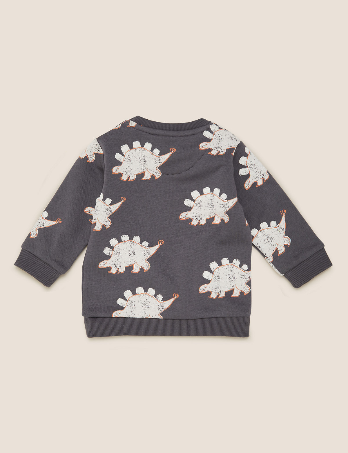 Cotton Dinosaur Print Sweatshirt (0-3 Yrs)