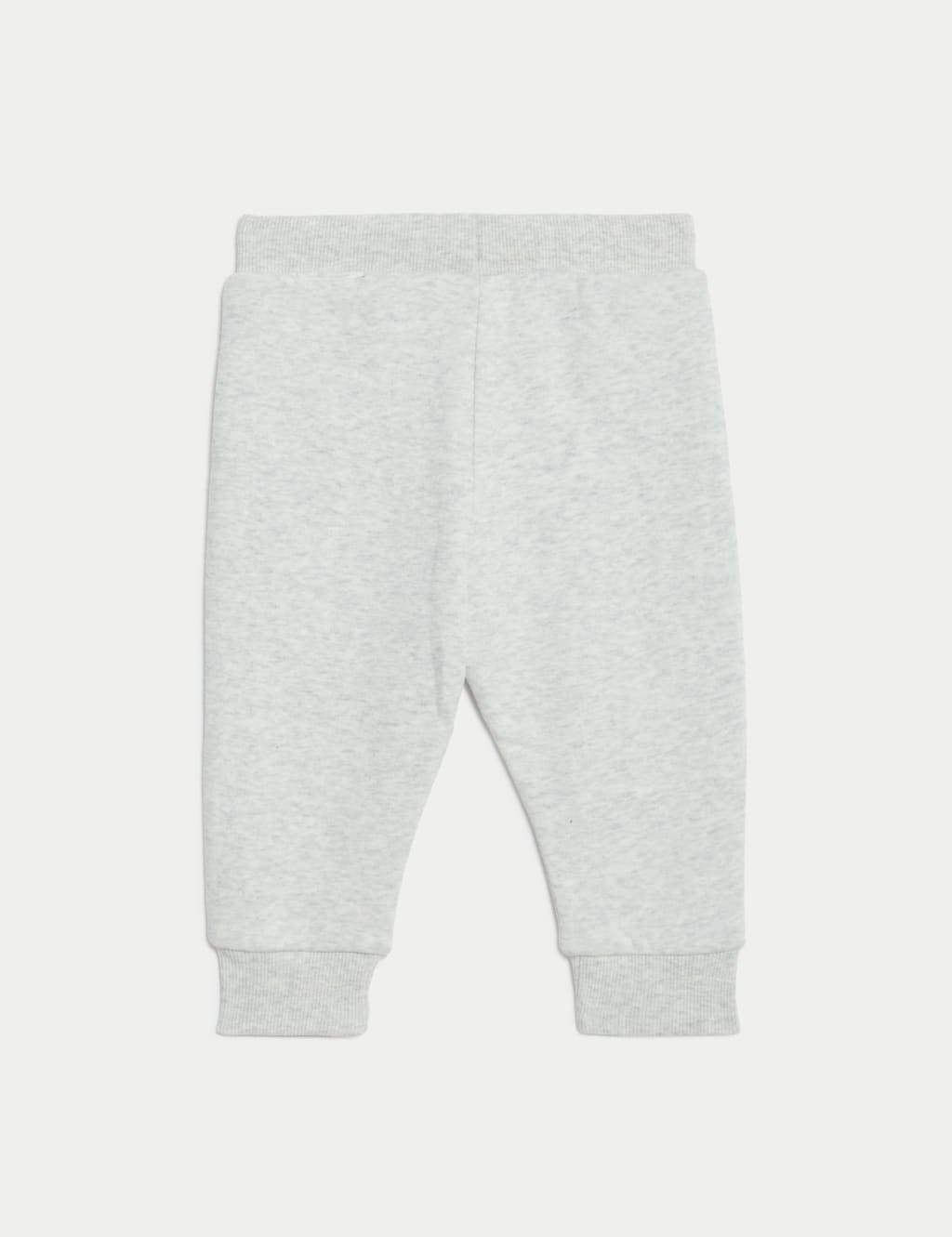 Cotton Rich Plain Joggers (0-3 Yrs) image 2