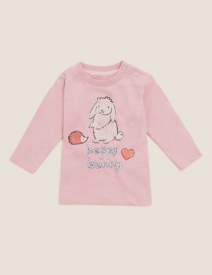 

Girls M&S Collection Pure Cotton Bunny Print Top (0-3 Yrs) - Dusky Pink, Dusky Pink