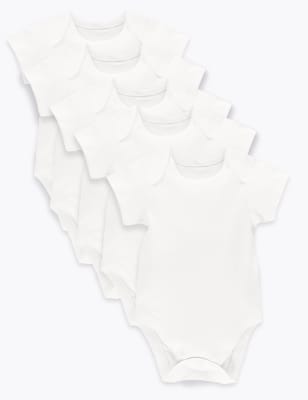 Lot de 5&nbsp;bodys 100&nbsp;% coton ultra-fin