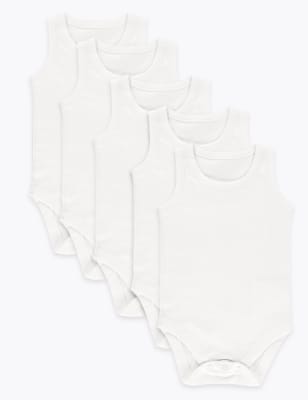 Lot de 5&nbsp;bodys 100&nbsp;% coton