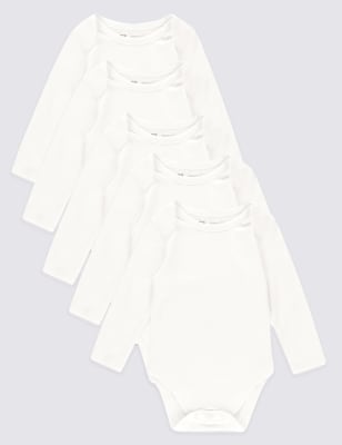 Lot de 5&nbsp;bodys 100&nbsp;% coton, dot&eacute;s de la technologie Skin Kind&trade;