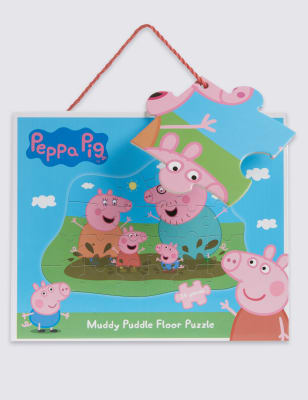 peppa pig muddy puddle water mat