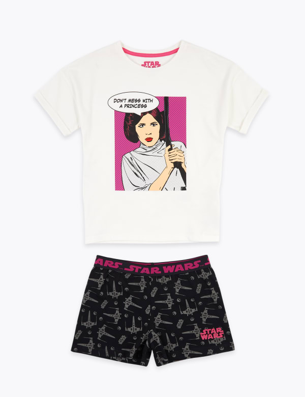 Pure Cotton Star Wars™ Short Pyjama Set (1-16 Yrs)