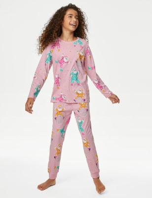 Christmas pjs cotton online on