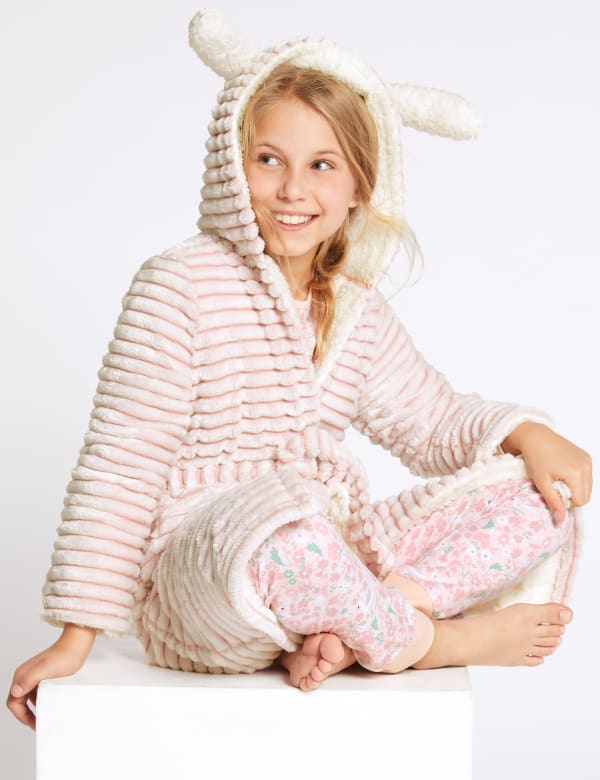 Hooded Bunny Dressing Gown (1-16 Yrs)