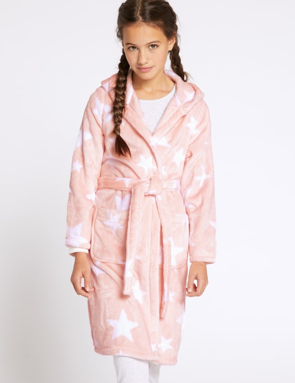 Star Print Dressing Gown (1-16 Yrs)
