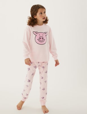 

M&S Collection Pijama de Percy Pig™ de velvetón (2-16 años) - Pink Mix, Pink Mix