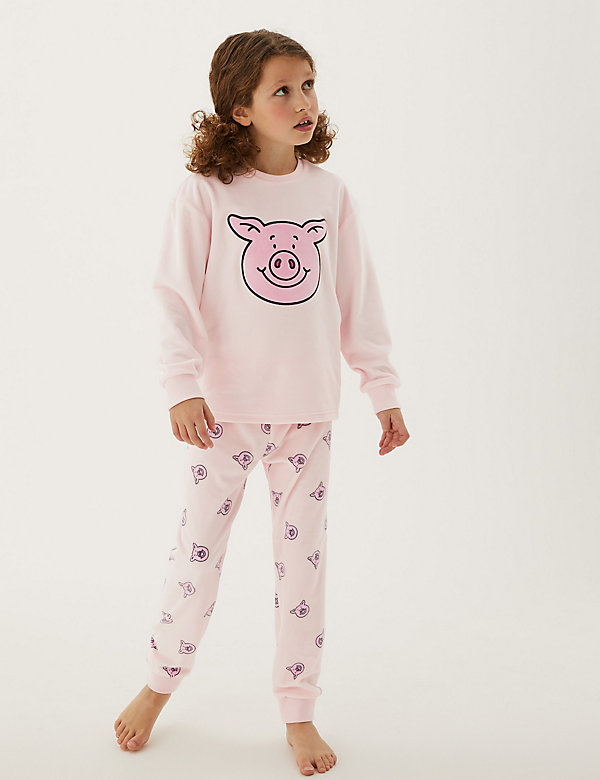 Percy Pig™ Velour Pyjamas (2-16 Yrs)