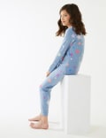 Pure Cotton Star Print Pyjamas (7-16 Yrs)