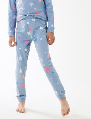 

Girls M&S Collection Pure Cotton Star Print Pyjamas (7 - 16 Yrs) - Blue Mix, Blue Mix
