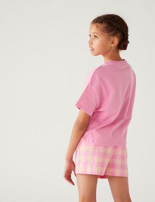 2pk Pure Cotton Checked Short Pyjama Sets