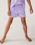2pk Pure Cotton Printed Short Pyjama Sets