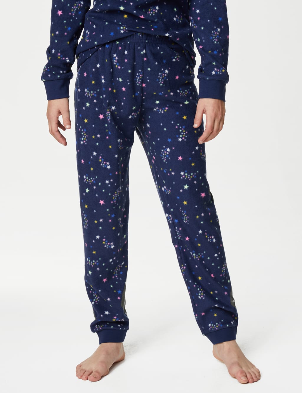 Fleece Star Print Pyjamas (1-16 Yrs) image 4