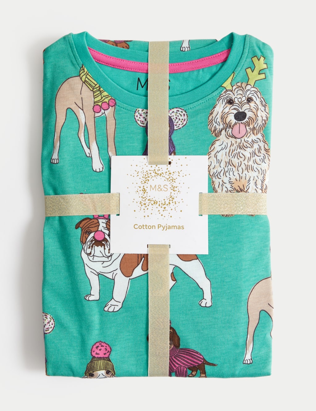 Cotton Rich Christmas Dog Pyjamas (6-16 Yrs) image 5