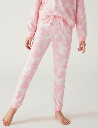 2pk Pure Cotton Cloud & Marble Pyjama Sets