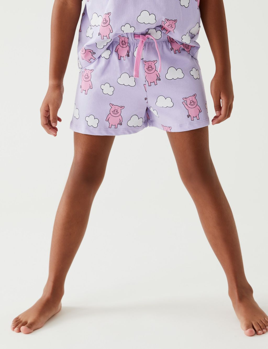 Pure Cotton Percy Pig™ Short Pyjama Set (2-16 Yrs) image 3