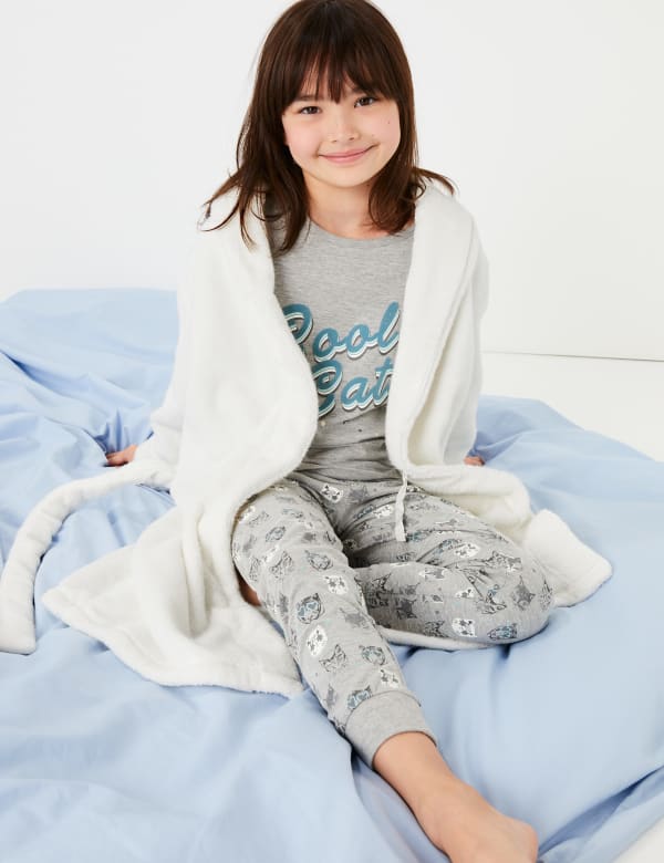 Cotton Towelling Bath Robe Gown (1-16 Yrs)
