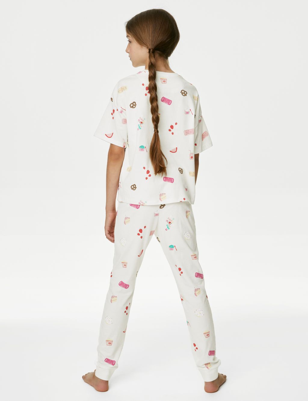 3pk Pure Cotton Printed Pyjama Sets (6-16 Yrs) image 3