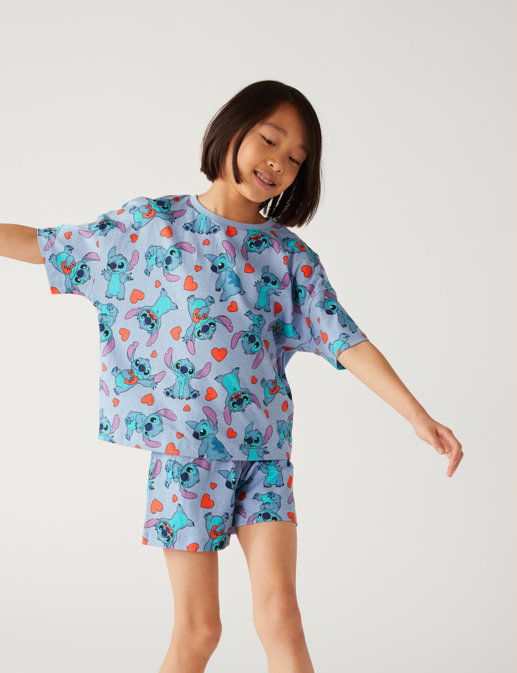 Pure Cotton Stitch™ Short Pyjama Set (6-16 Yrs) image 1