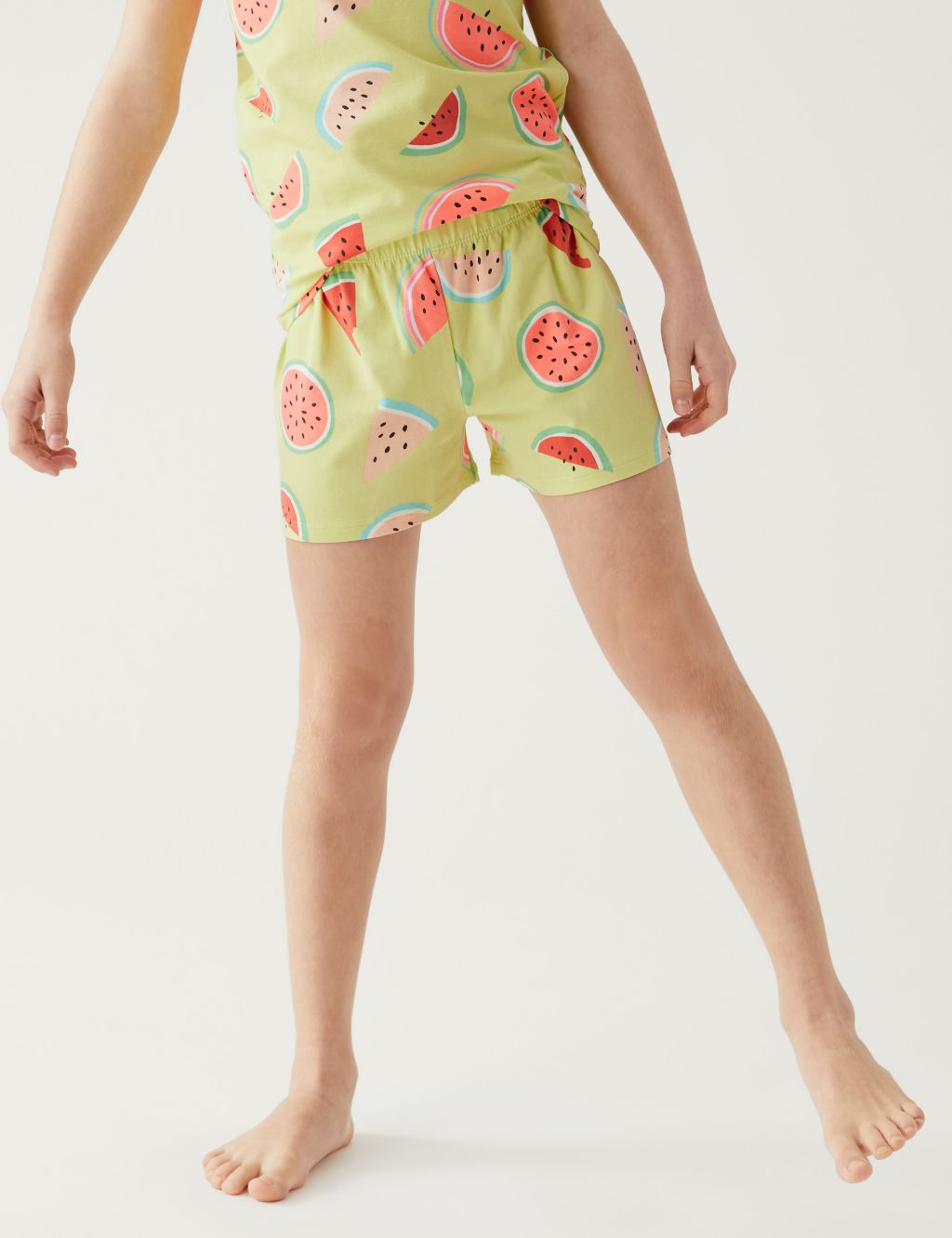Cotton Rich Watermelon Short Pyjama Set (7-16 Yrs) image 3