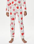 Cotton Rich Cherry Print Pyjamas (7-14 Yrs)