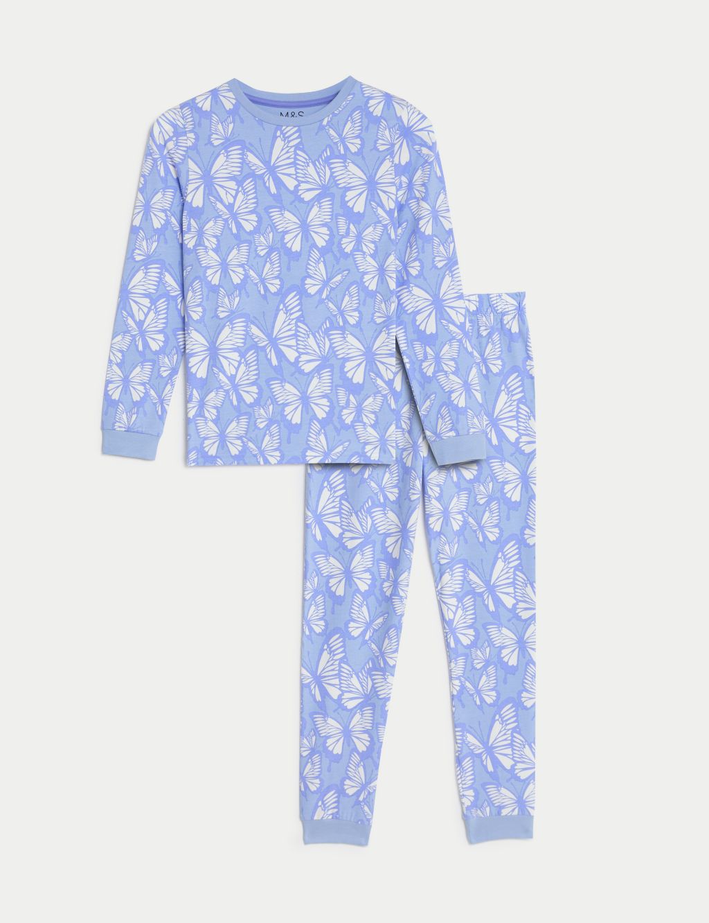 Cotton Rich Butterfly Pyjamas (7-14 Yrs) image 2