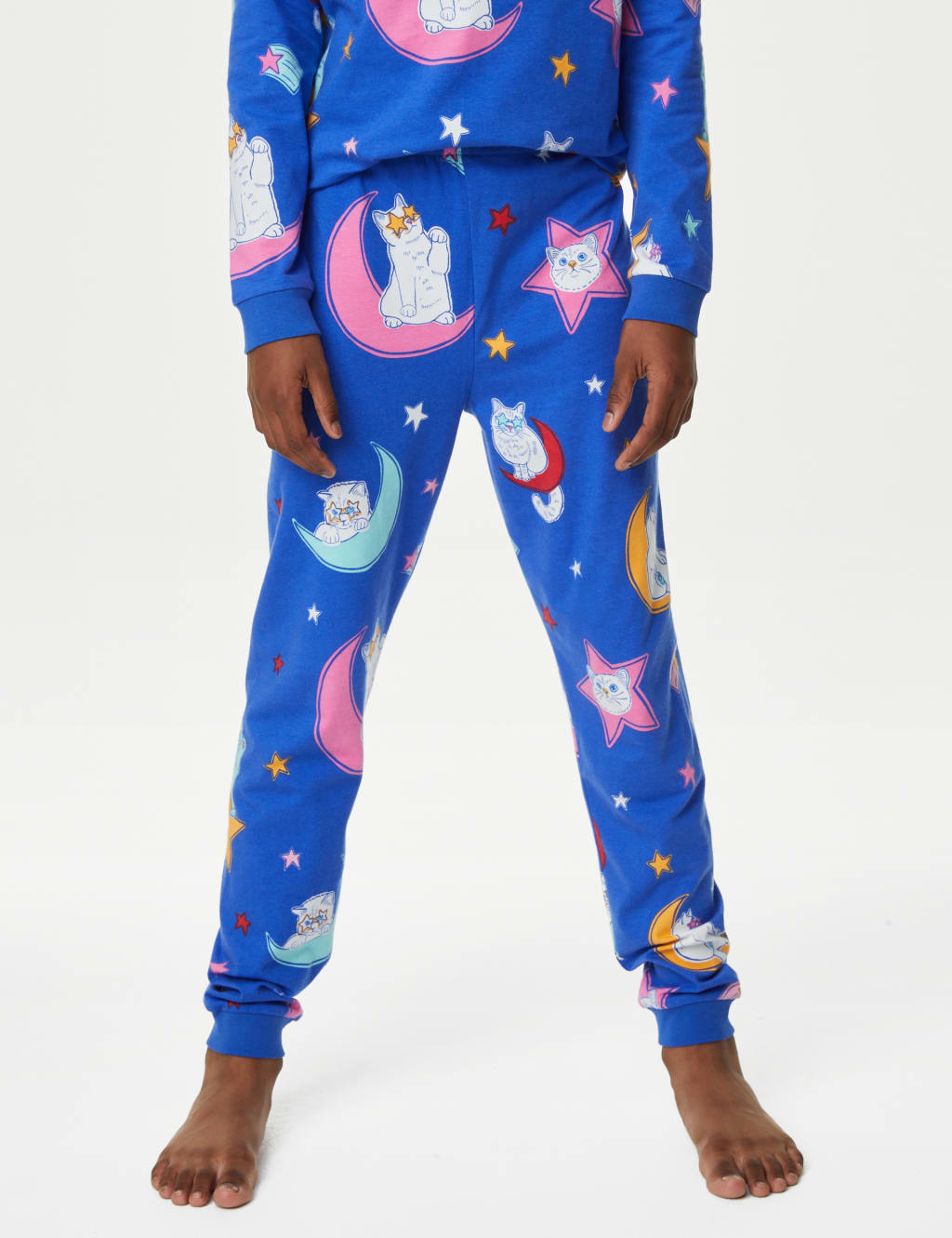 Cotton Rich Cat Pyjamas (7-14 Yrs) image 4