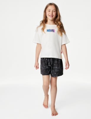 

M&S Collection Pijama corto de Marvel™ (6-16 años) - Lilac, Lilac