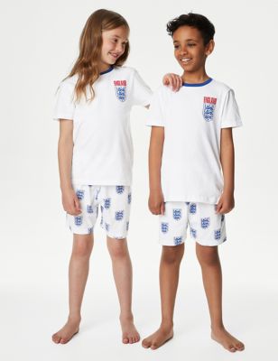 Pure Cotton England Pyjama Set (6-16 Yrs)