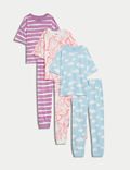 3 puur katoenen pyjama's met patroon (6-16 jaar)