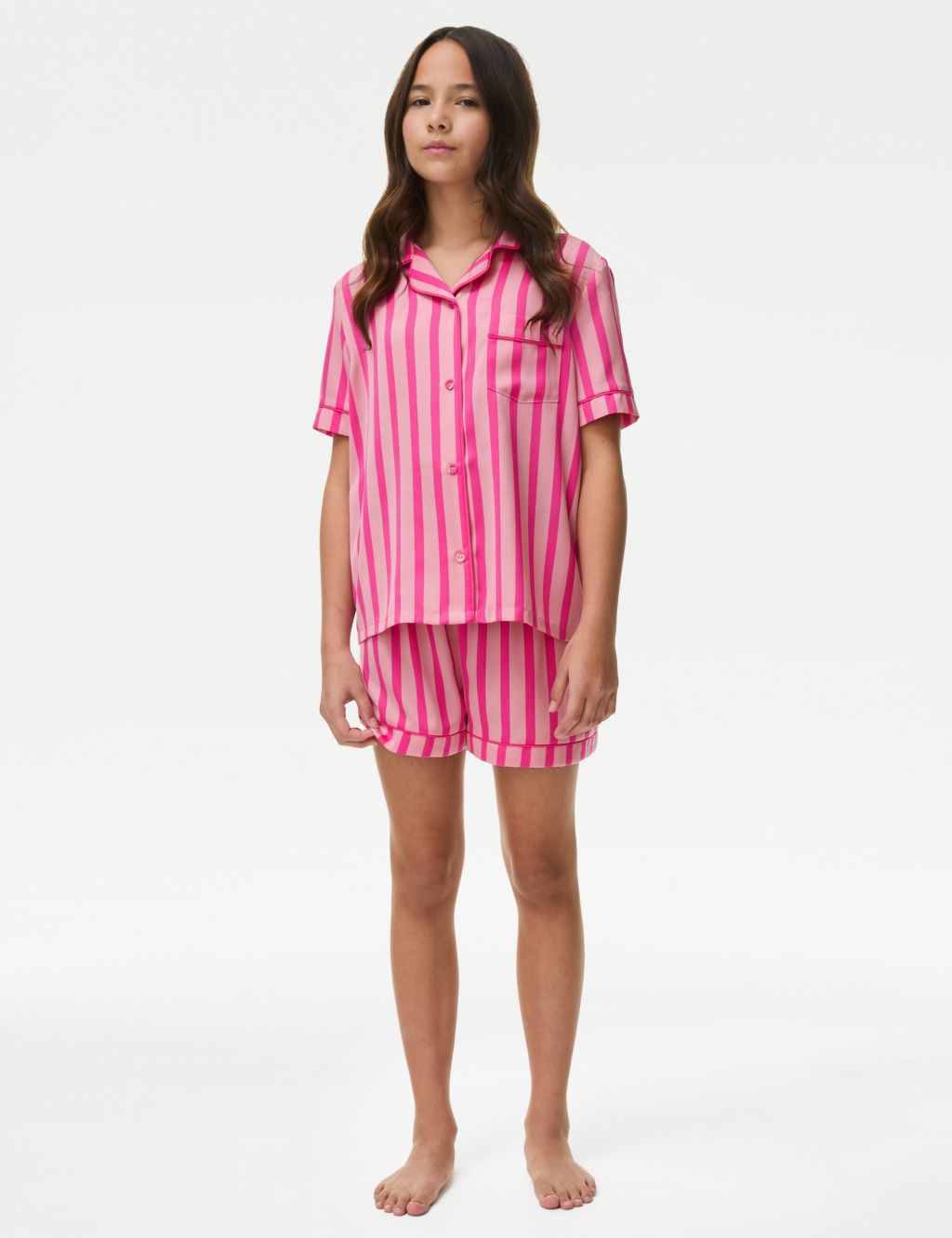 Satin Striped Pyjamas (6-16 Yrs)