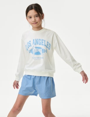 

M&S Collection Schlafanzug aus reiner Baumwolle (6-16 Jahre) - Blue Mix, Blue Mix