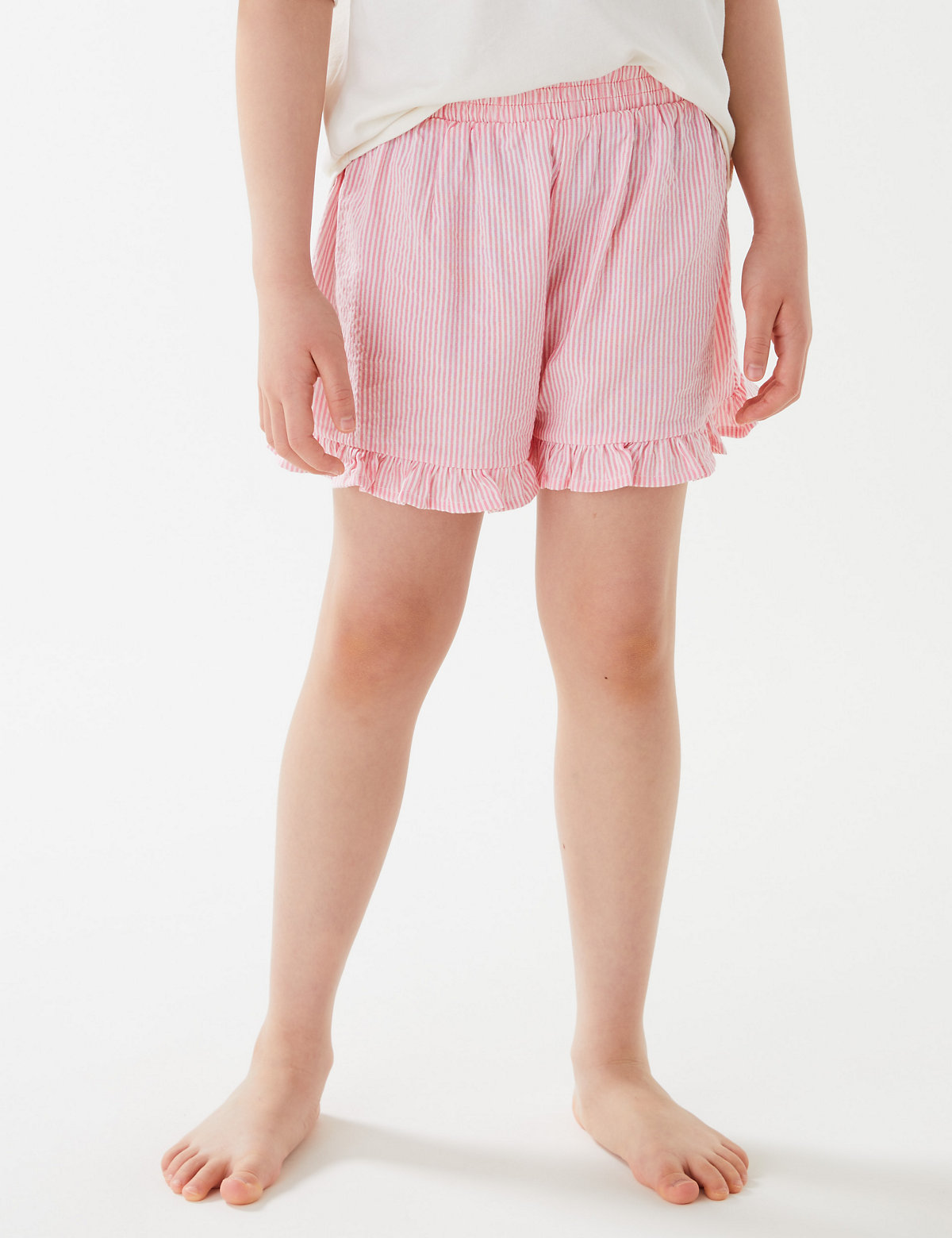 Mix & Match Cotton Rich Striped Pyjama Shorts (6-16 Yrs)