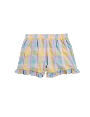 

Girls M&S Collection Mix & Match Cotton Rich Checked Pyjama Shorts (6-16 Yrs) - Multi, Multi