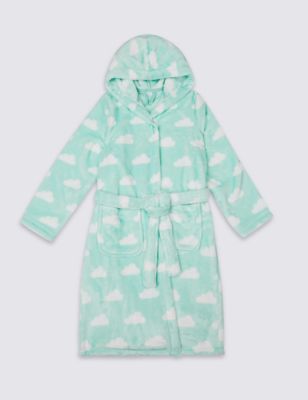 Cloud Print Dressing Gown (1-16 Years) | M&S