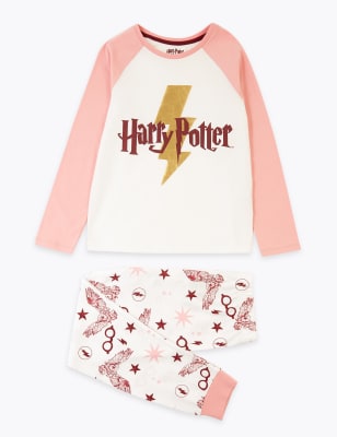 Pure Cotton Harry Potter Pyjama Set 6 16 Yrs M S