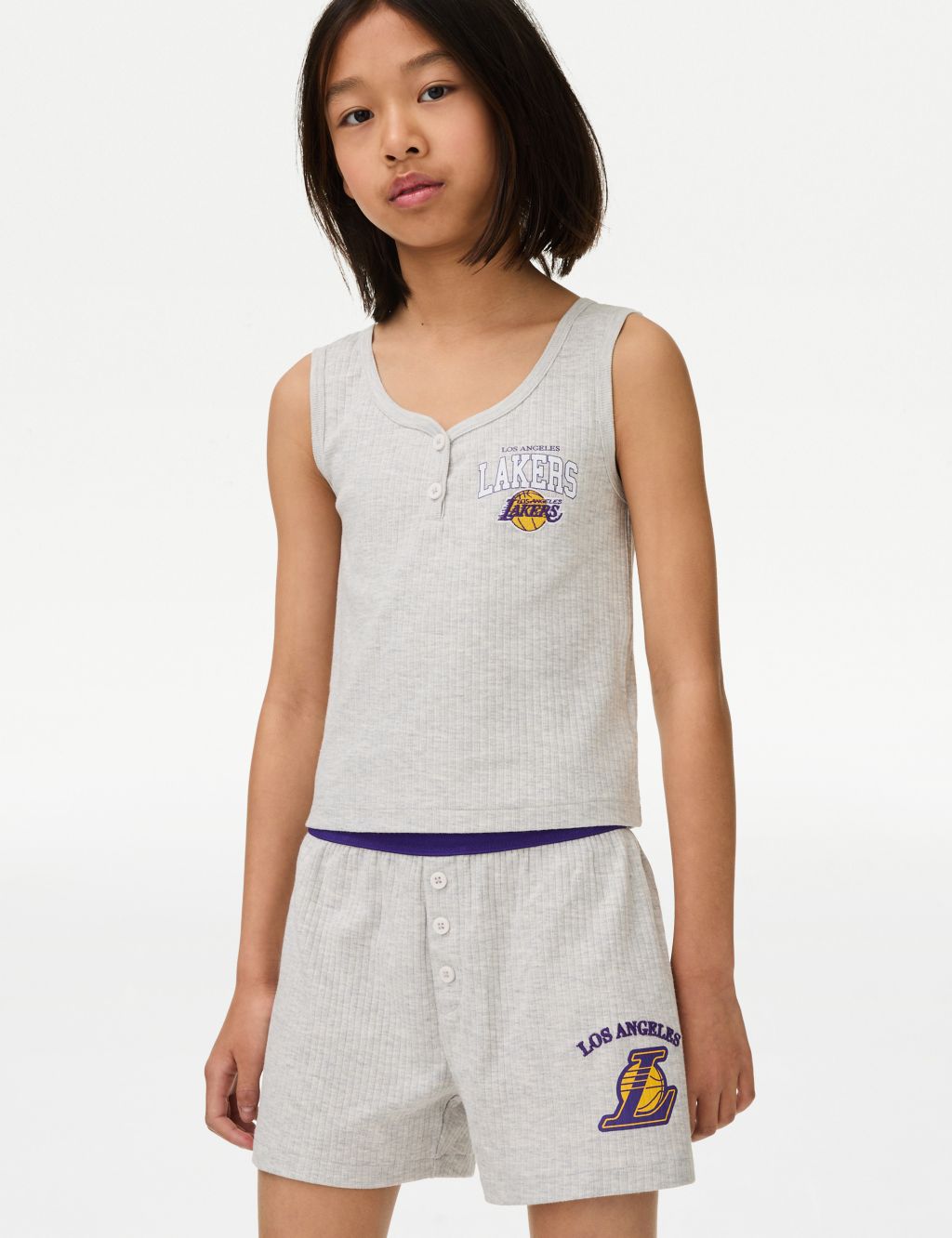 NBA Cotton Rich LA Lakers Pyjamas (6-16 Yrs)
