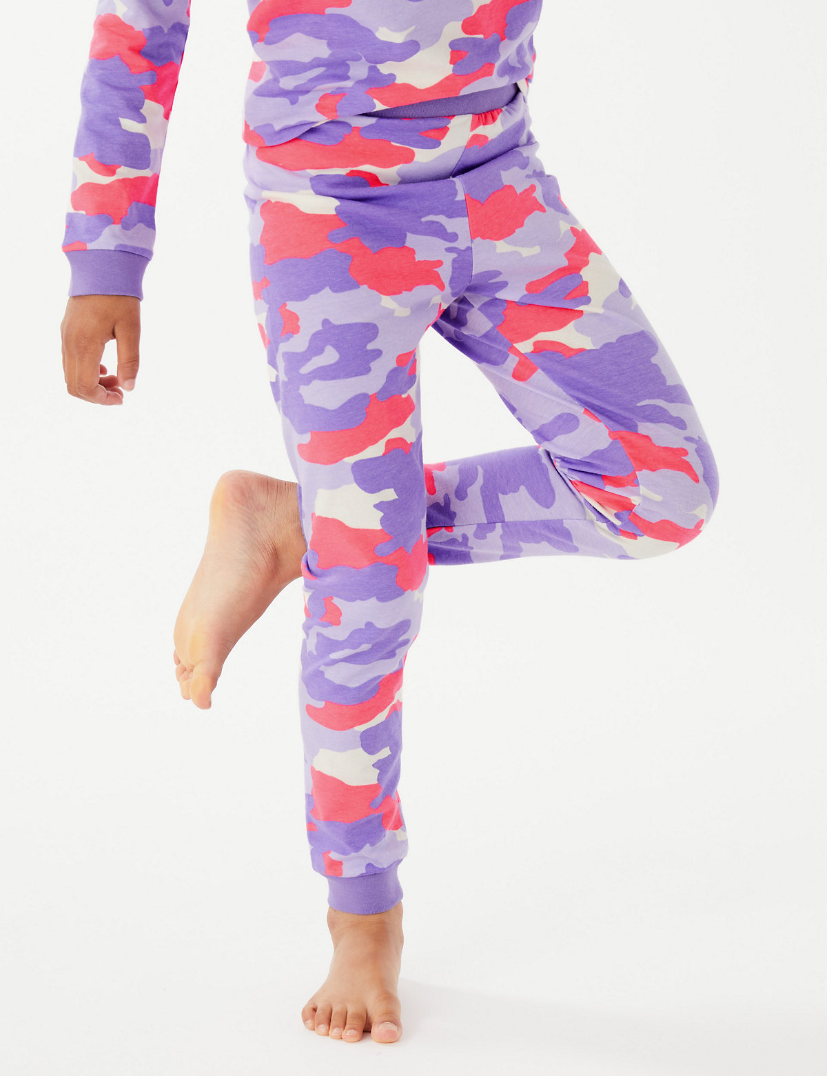 Cotton Rich Camouflage Pyjamas (7-16 Yrs)