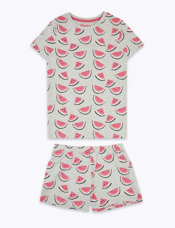 Cotton Watermelon Short Pyjama Set (7-16 Yrs)
