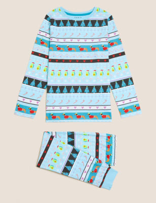 

M&S Collection Pijama 100% algodón Fair Isle (6-16 años) - Multi, Multi