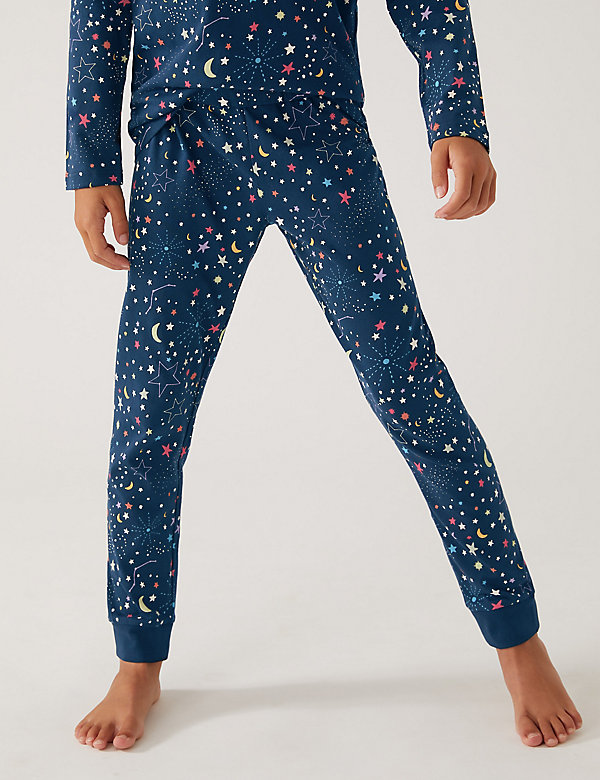 Pure Cotton Star Pyjamas (6-16 Yrs) - KR
