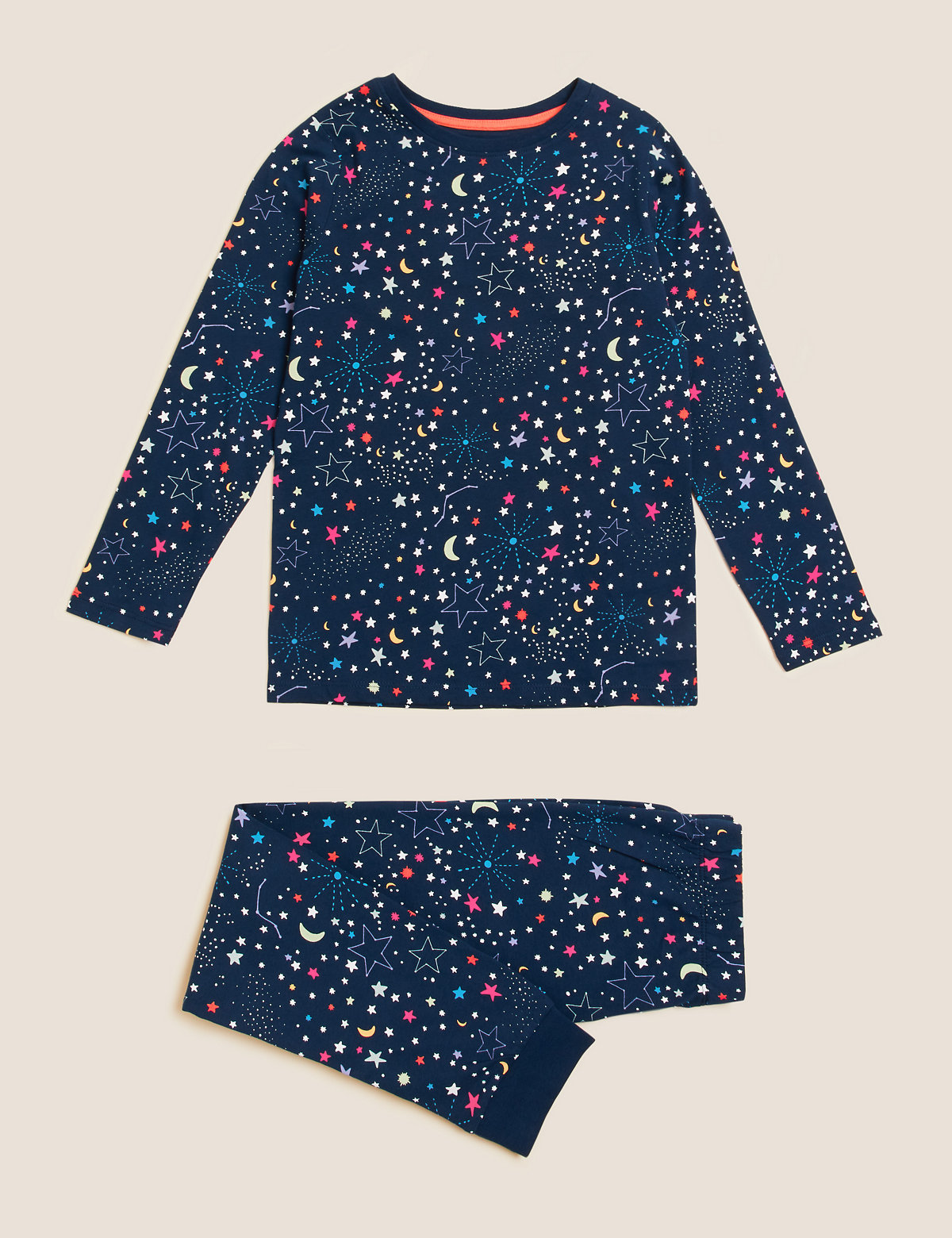 Pure Cotton Star Pyjamas (6-16 Yrs)