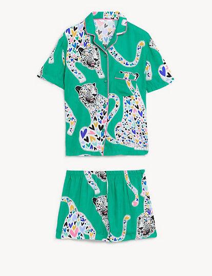 Leopard Short Pyjama Set